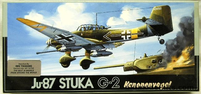 Fujimi 1/72 Junkers Stuka Ju-87 G-2 Kanonenvogel - SG.2 'Immelmann' or SG.2 Commander Rudel's Aircraft, F-17 plastic model kit